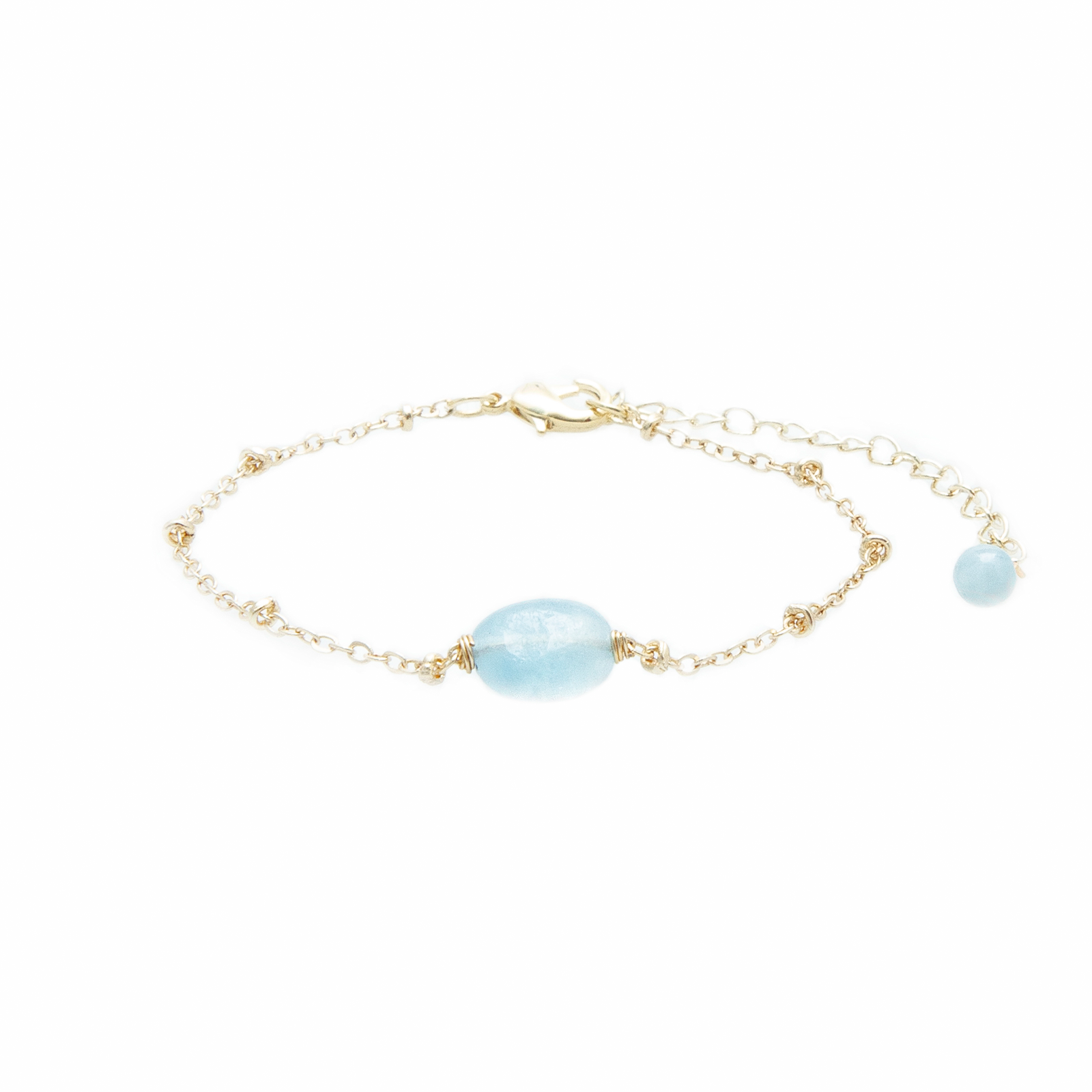 Aquamarine Bracelet - LotusAndLuna