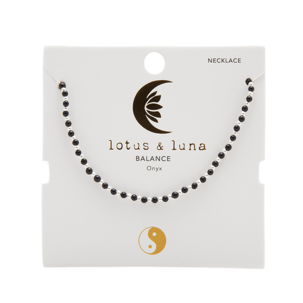 Balance 2mm Healing Necklace - LotusAndLuna
