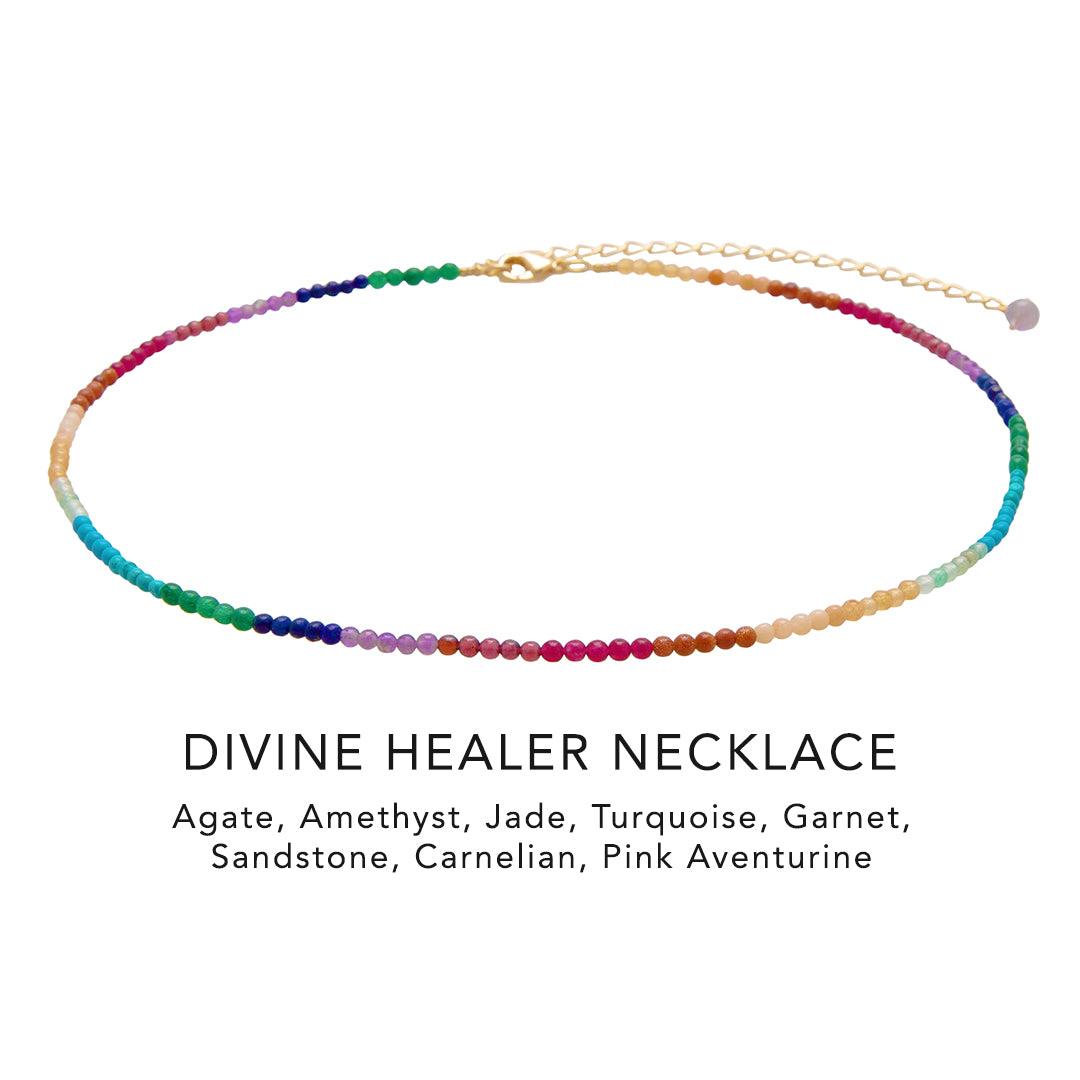 Divine Healer 2mm Healing Necklace - LotusAndLuna