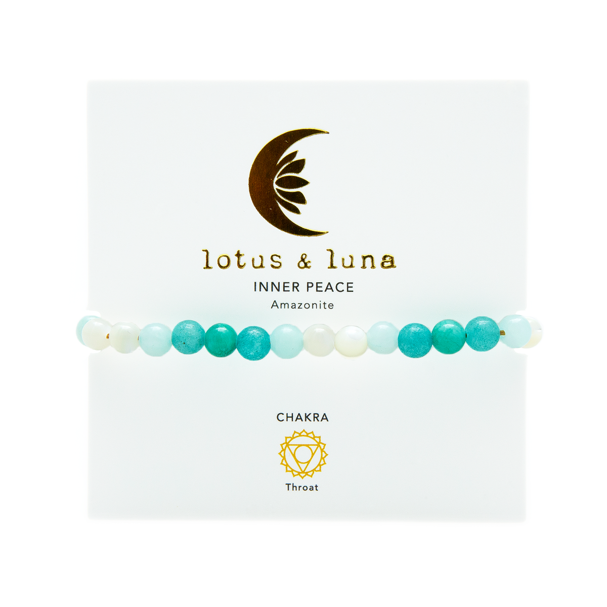 Inner Peace 6mm Healing Bracelet - LotusAndLuna