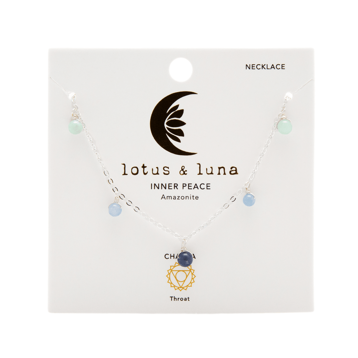 Inner Peace Dewdrop Necklace - LotusAndLuna