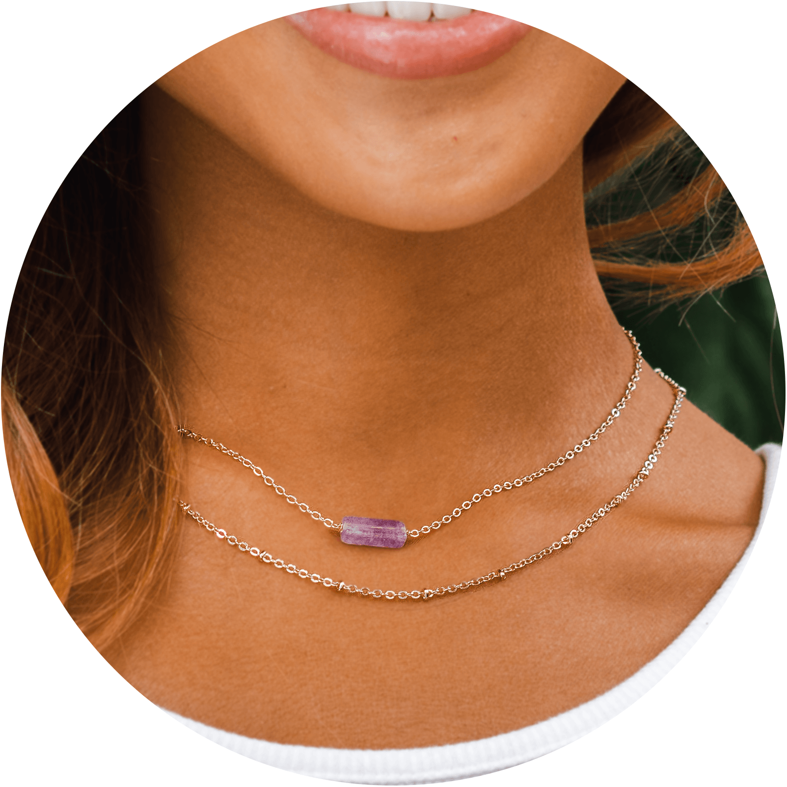 Lilac Luxe Necklace Set - LotusAndLuna