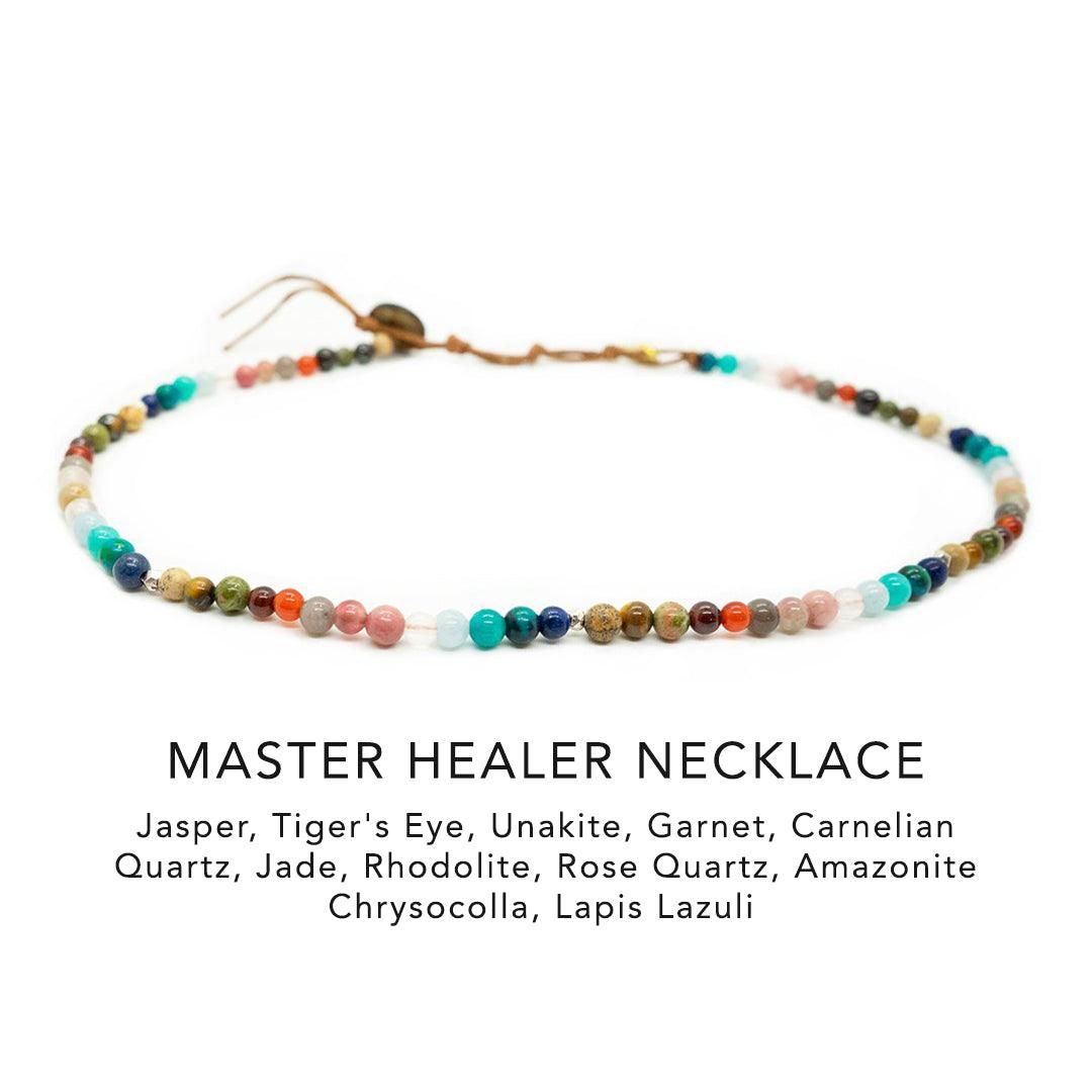 Master Healer + Self Love Necklace Set - LotusAndLuna