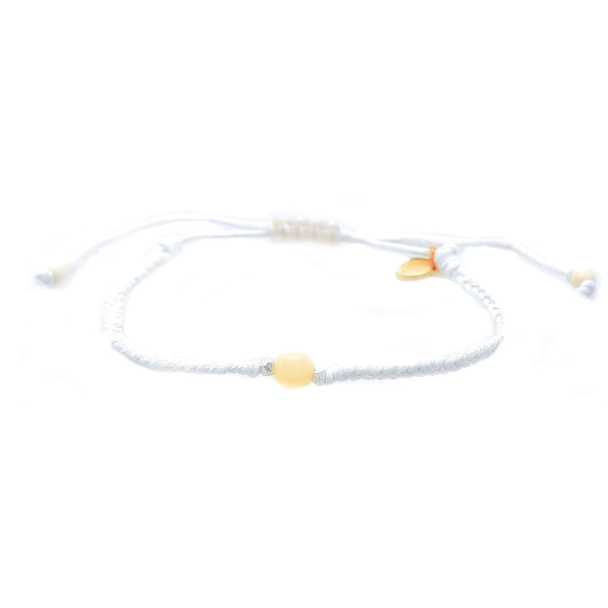 Yellow Quartz Braided Stone Bracelet - LotusAndLuna